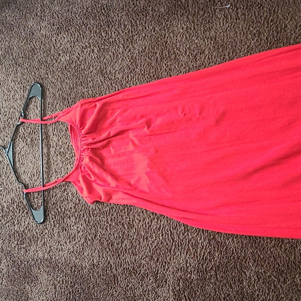 Red dress